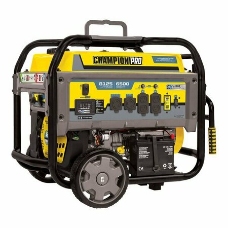 CHAMPION POWER EQUIPMENT CPE ChampionPro 389 CC Gasoline-Powered Portable Generator with Electric Start and CO Shield 100430 141143